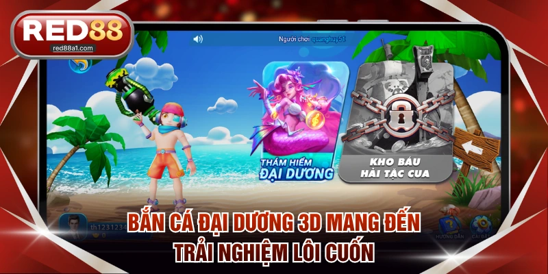 Bắn Cá Đại Dương - Siêu Phẩm Game 3D Ăn Khách Tại RED88 - comet89